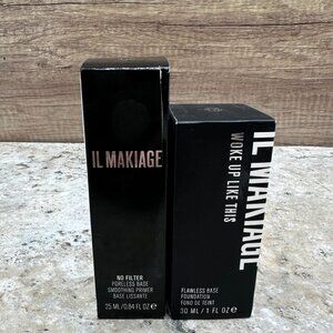 Bundle IL Makiage Filter Poreless Base Primer Woke Up Series GL 120 Foundation